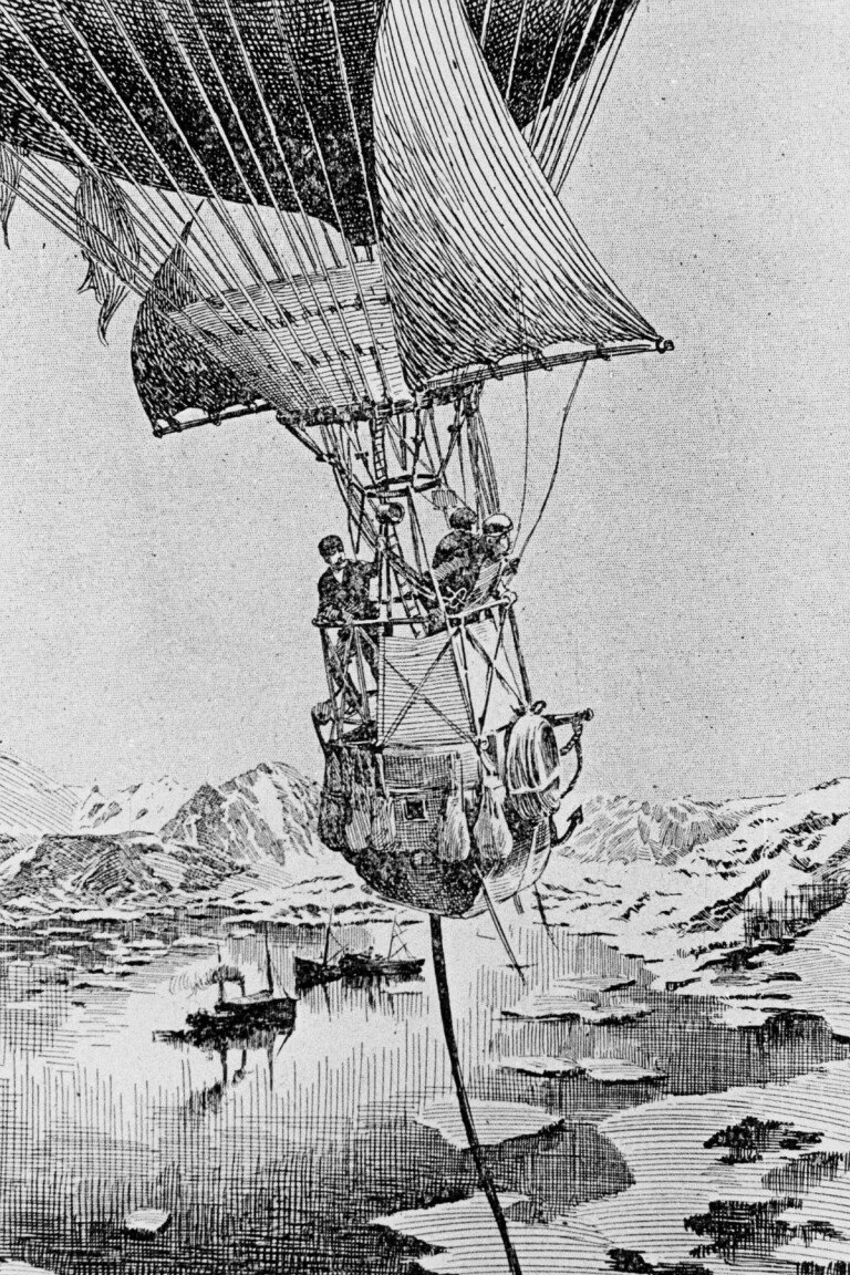 Spitzbergen historisch - Salomon August Andrees verhängnisvolle Ballonexpedition